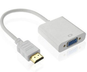 Convertidor HDMI a VGA - Blanco, BROBOTIX 110910 Convertidor HDMI a VGA - Blanco, BROBOTIX 110910